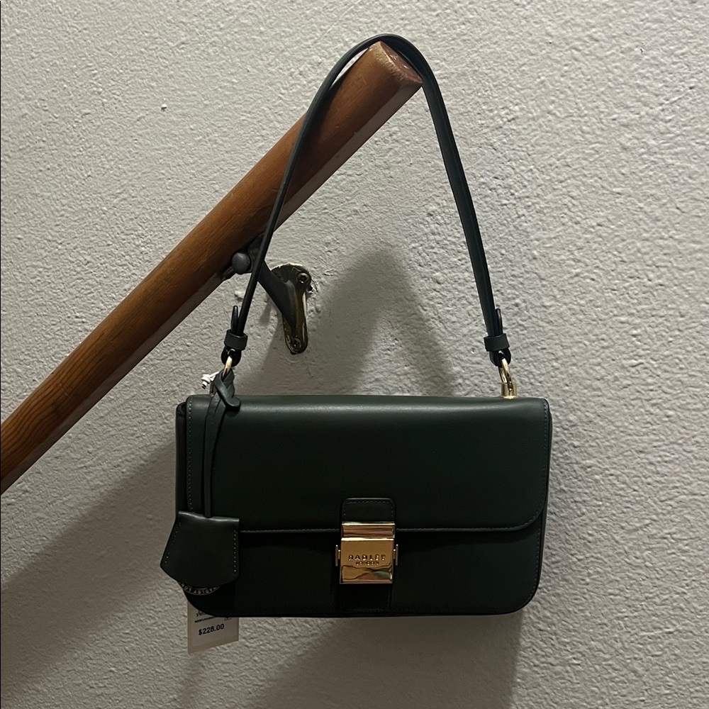 Radley London Dark Green Leather Shoulder Bag